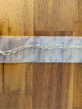 Uncommon James Delicate Gold Beaded Double Chain Necklace